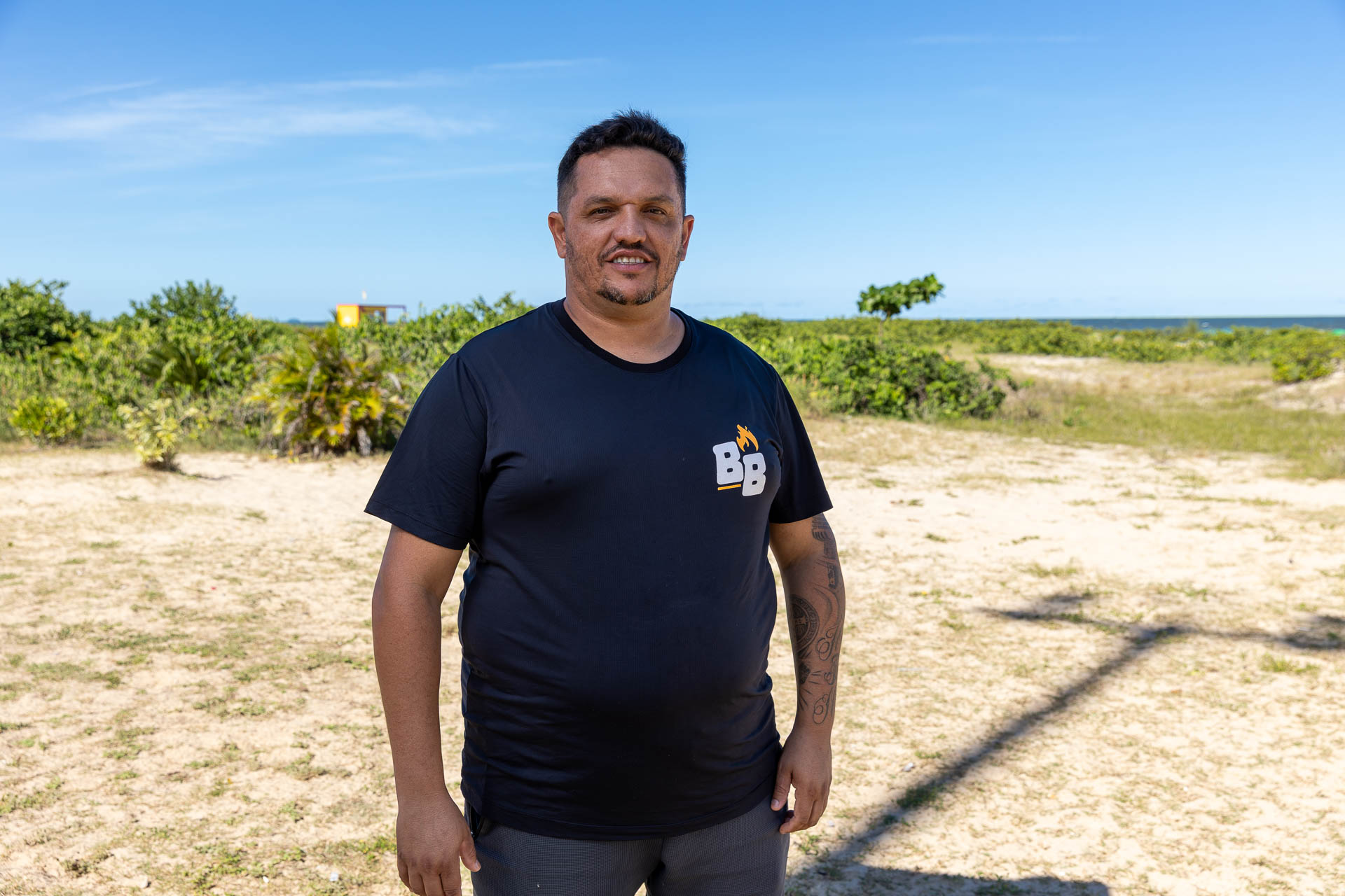 O professor e vendedor ambulante de Matinhos Mario Braga Neto