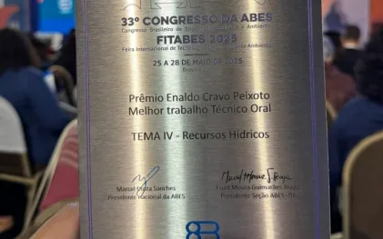 Na categoria Recursos Hídricos, prêmio foi para trabalho com coautoria de Raul Alberto Marcon
