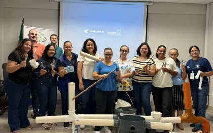 Mulheres buscam conhecimento sobre manutenção hidráulica 