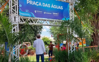 Espaço da Sanepar no Show Rural de Cascavel 2026