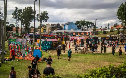 Sanepar apoia festival internacional de grafite em Curitiba