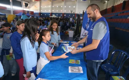 Participantes da 10ª edição do programa Sanepar Perto de Você em Campo Magro