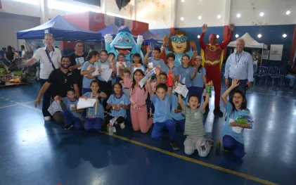 Participantes da 10ª edição do programa Sanepar Perto de Você em Campo Magro