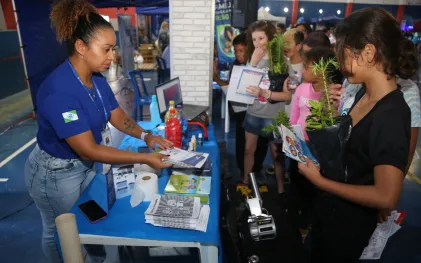 Participantes da 10ª edição do programa Sanepar Perto de Você em Campo Magro