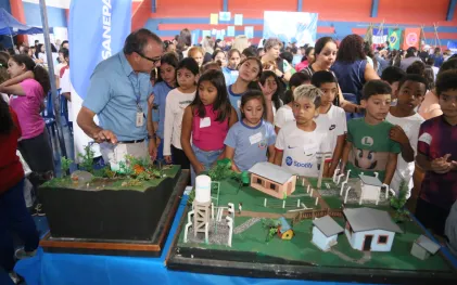 Participantes da 10ª edição do programa Sanepar Perto de Você em Campo Magro