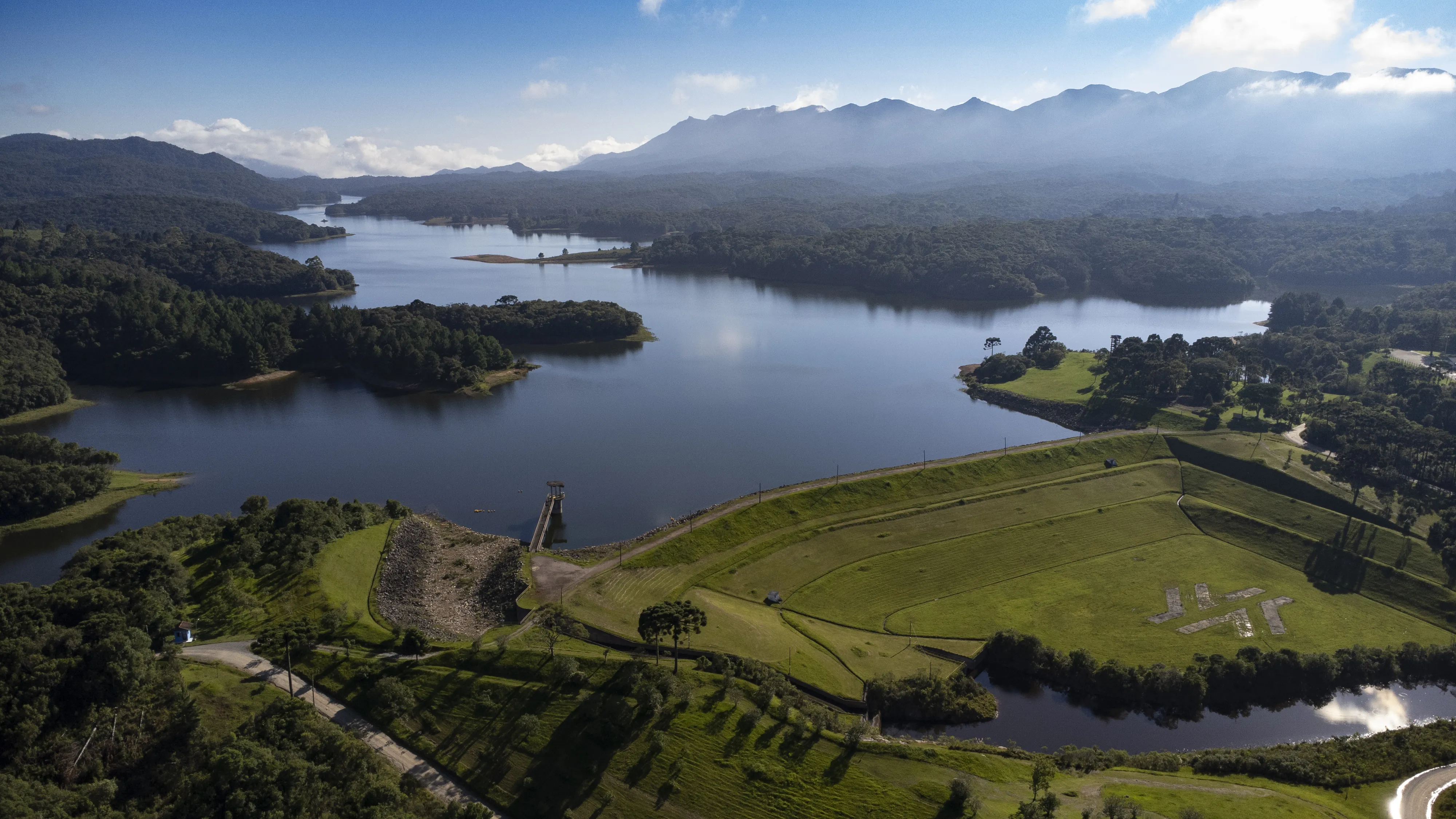 Imagem aerea barragem Piraquara 1
