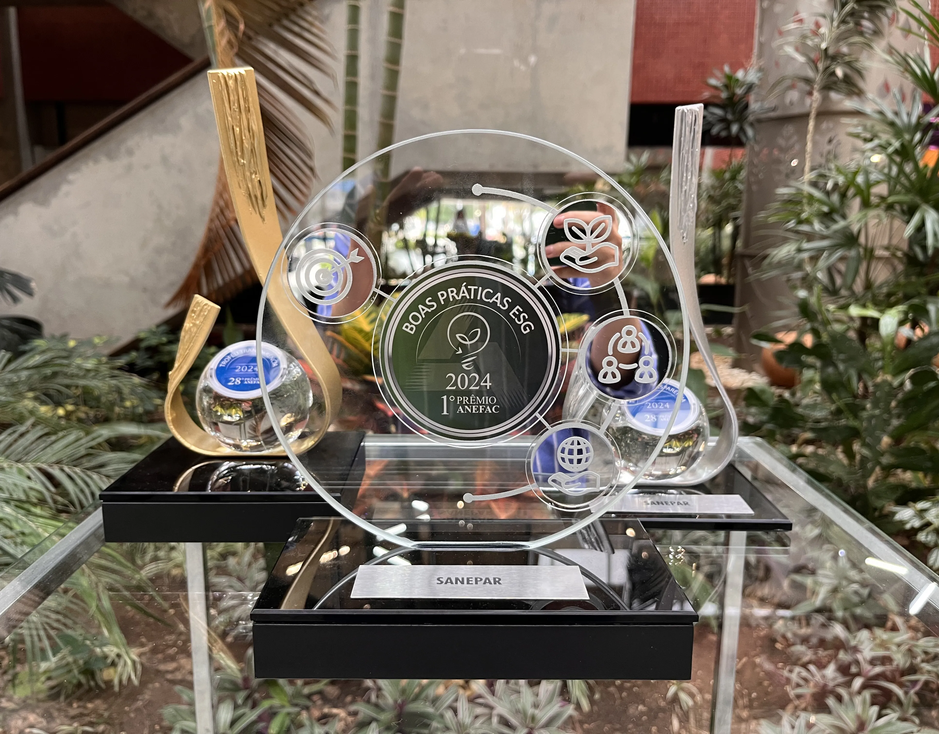 Sanepar recebe 1º Prêmio Anefac de Boas Práticas ESG. 