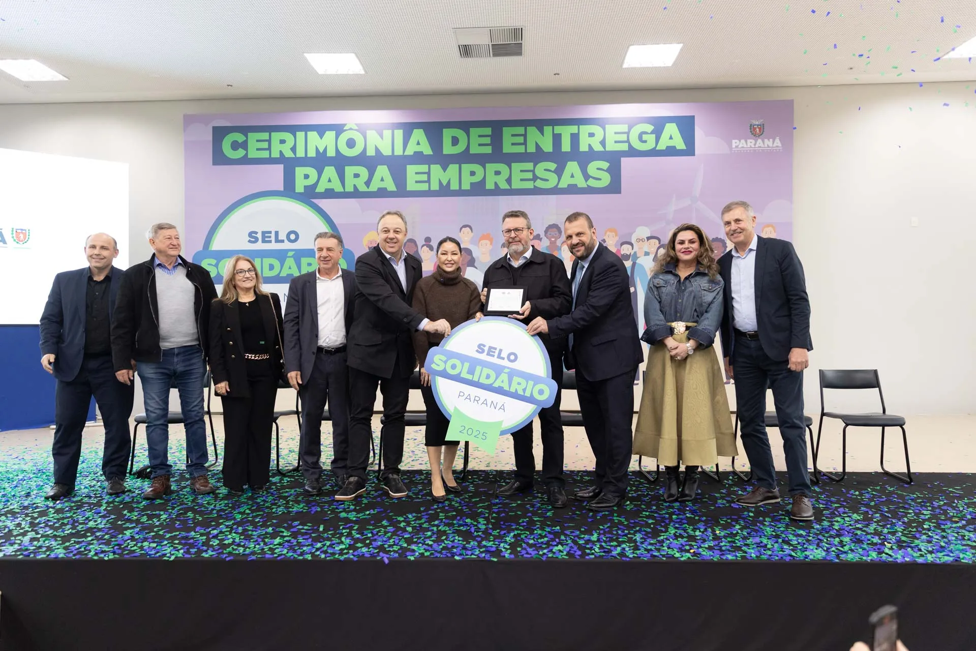 Sanepar recebe menção honrosa do Selo Solidário Paraná por destaque em ações ASG