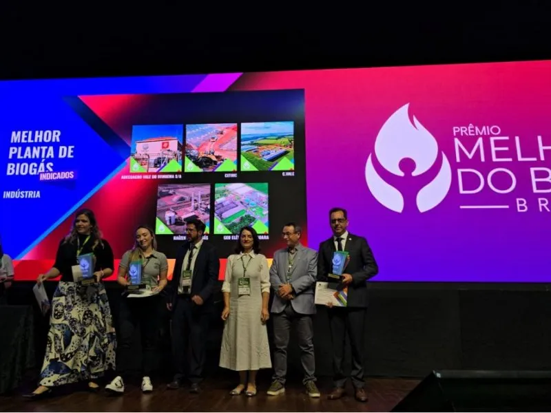 Planta de secagem térmica de lodo de esgoto da Sanepar ganha prêmio nacional de biogás.