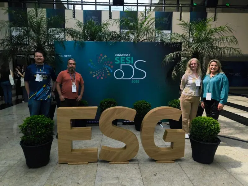 Certificado de reconhecimento da Companhia de Saneamento do Paraná no Prêmio SESI ODS 2025.