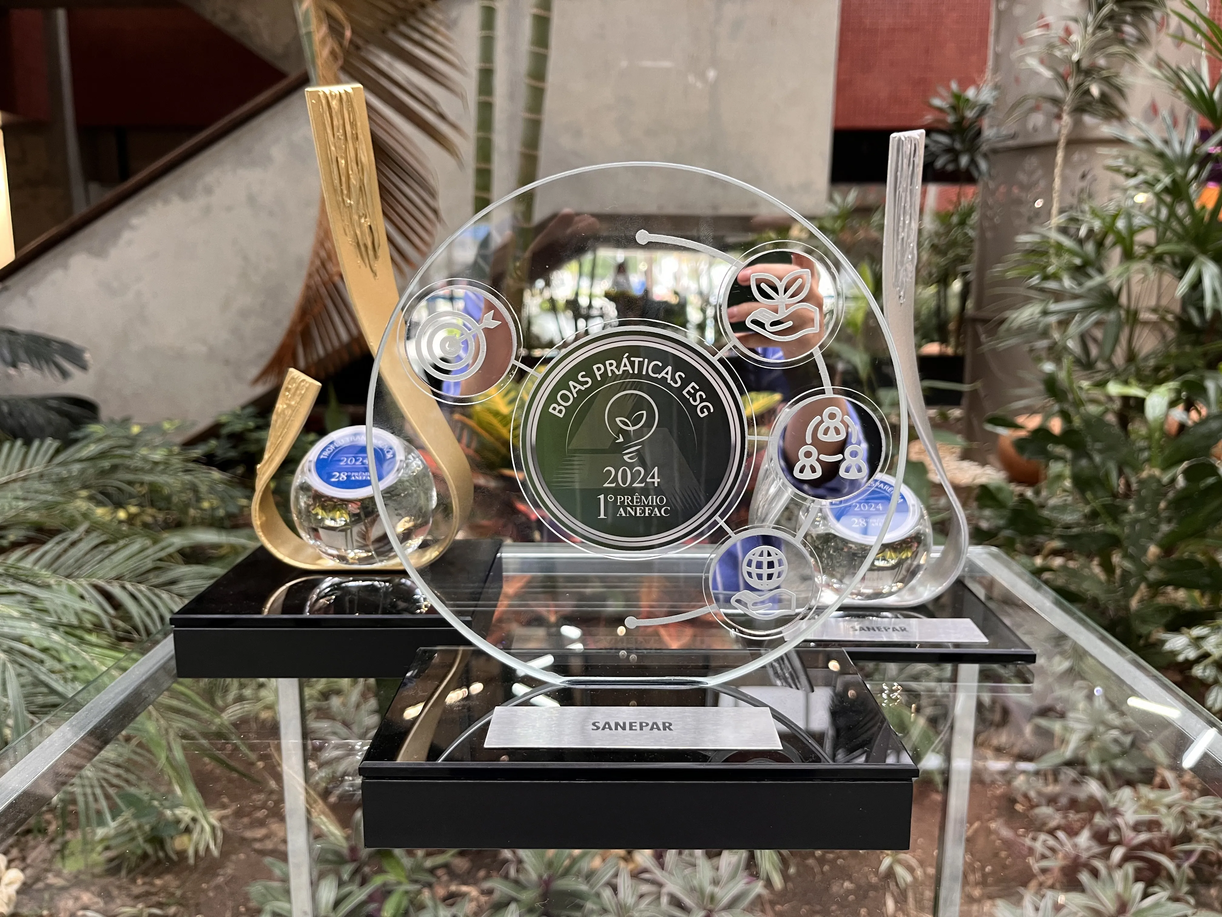 Sanepar recebe 1º Prêmio Anefac de Boas Práticas ESG. 